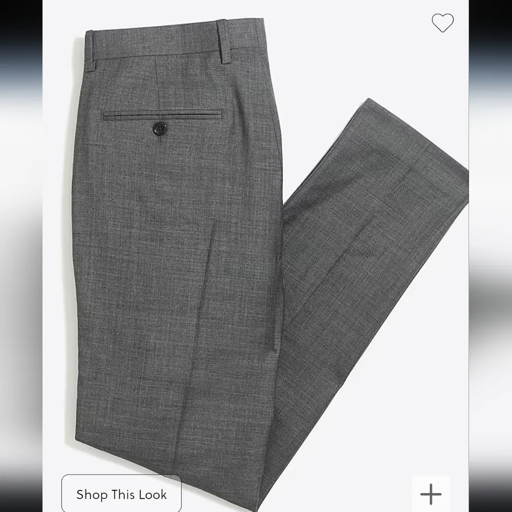 J Crew Slim Thompson Suit Pants Worsted Wool NWT 36x30
